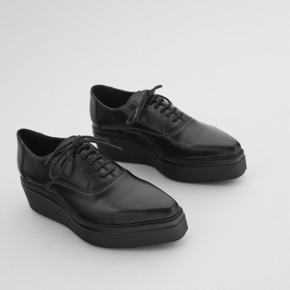Zara Lace Up Derby Platform Loafer - Picture 3 of 6